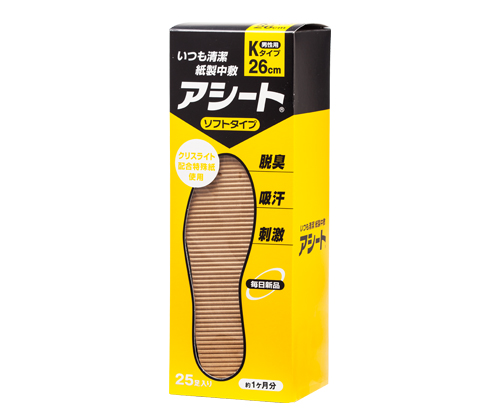 アシート Ｋタイプ26㎝（25足入り）